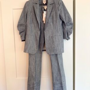 Cinq à Sept Gray Blazer